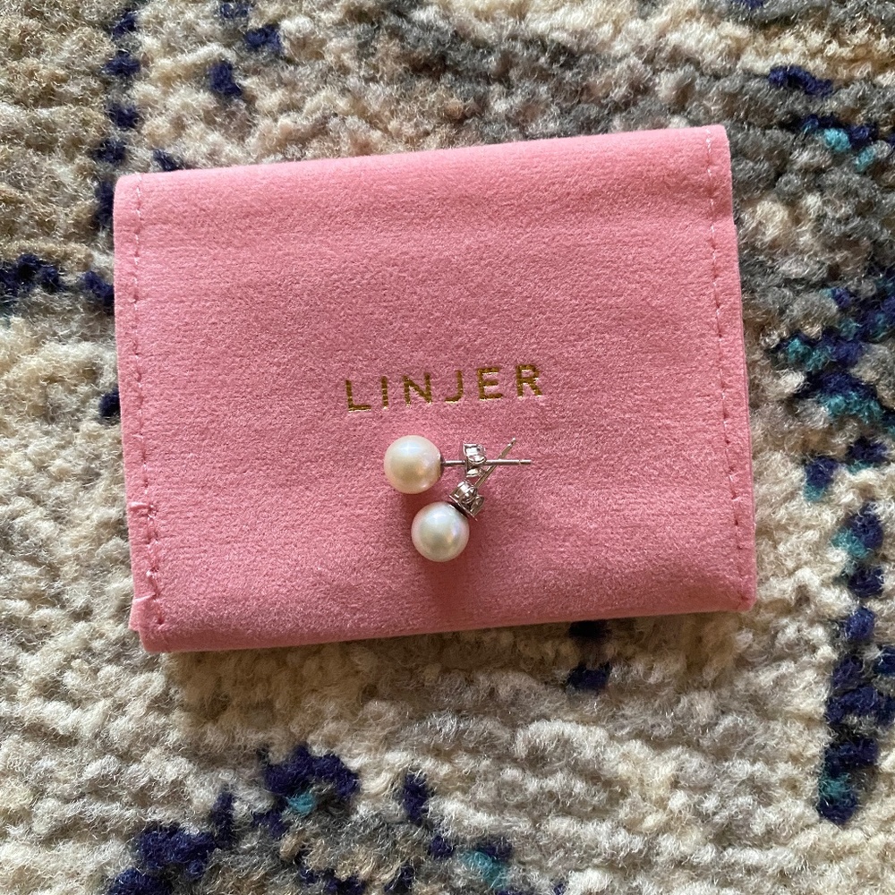 Pearl Stud Earrings